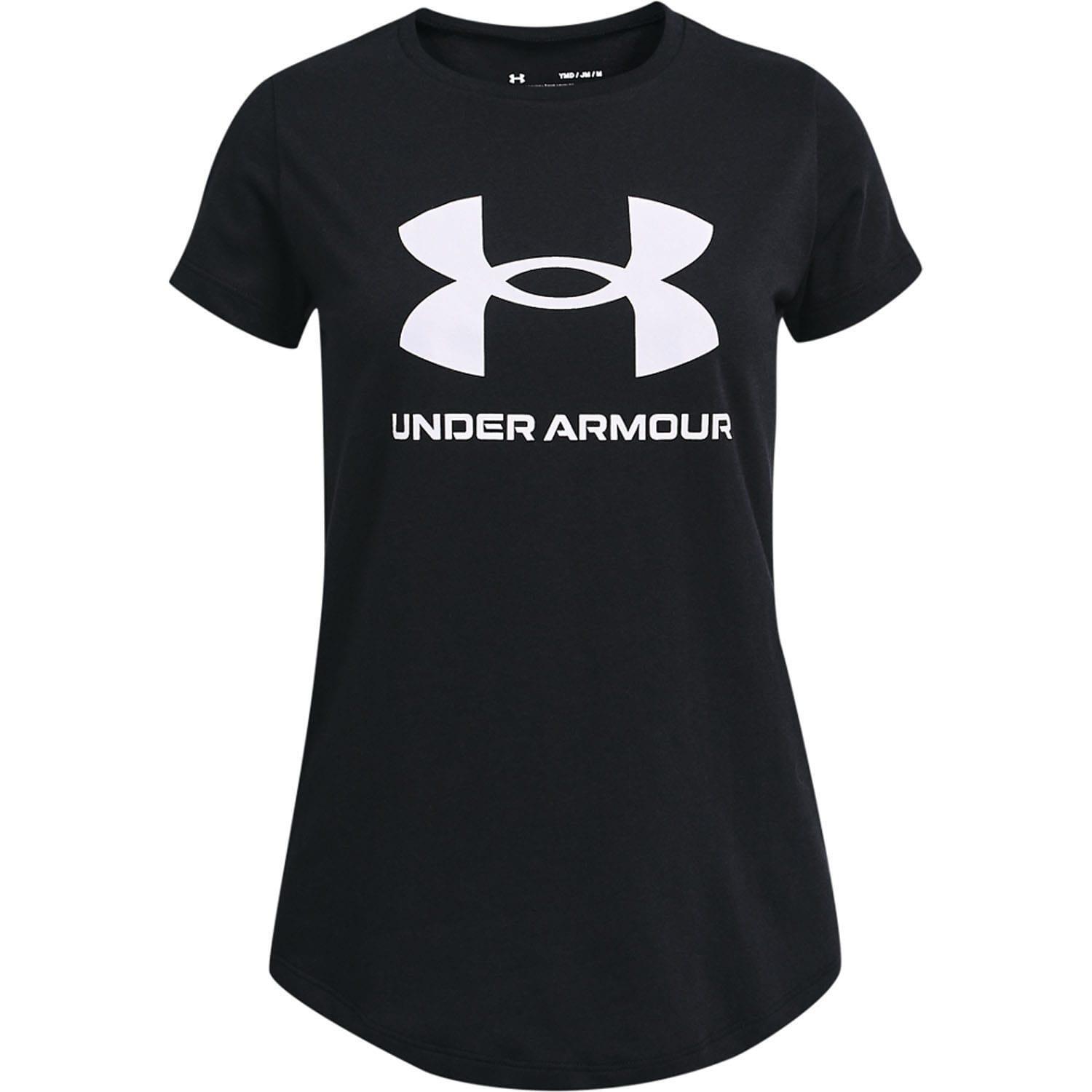 UNDER ARMOUR Maglietta Logo Ragazze Under Armour Sportswear Nero
