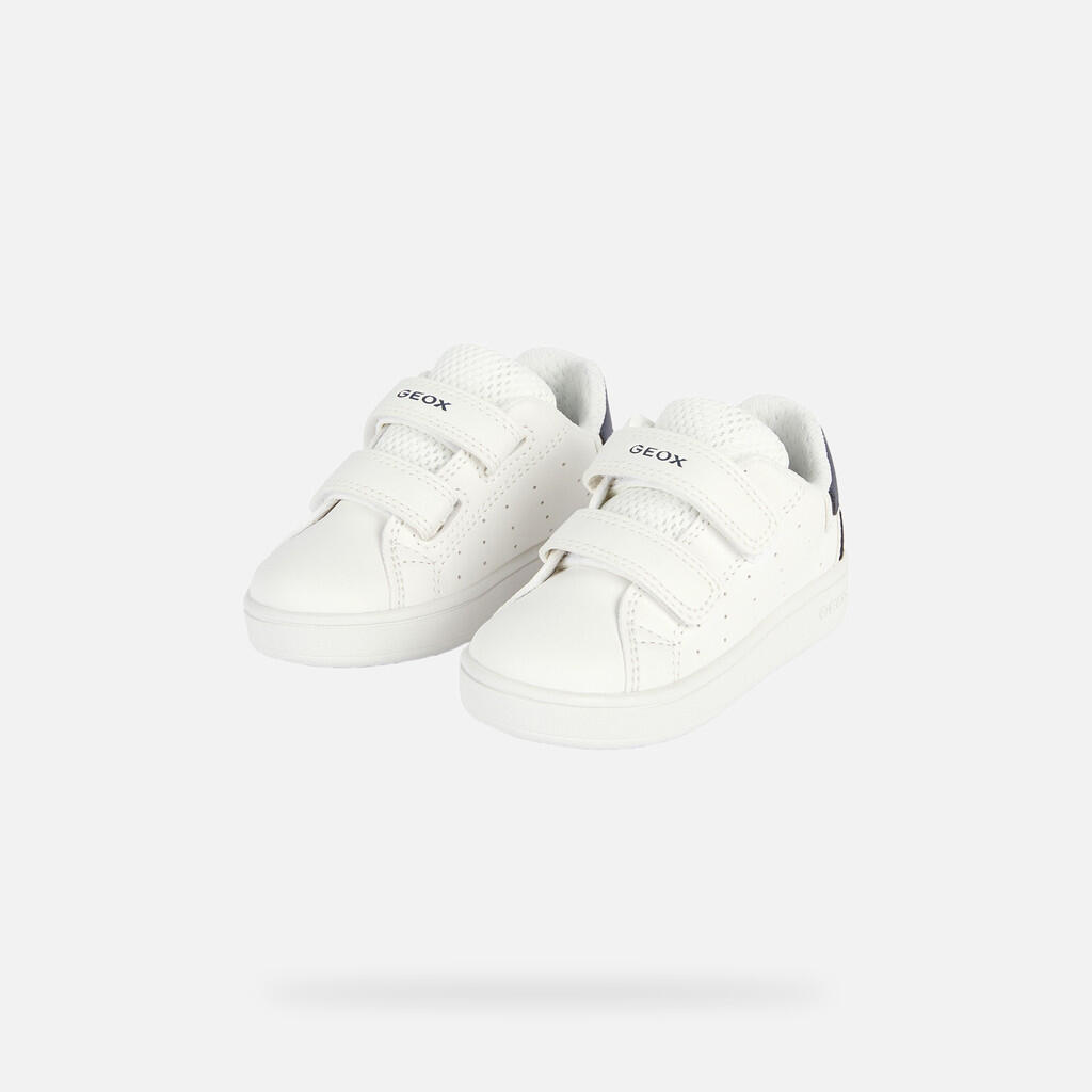 Baskets Bébé Garçon ECLYPER BABY Blanc/Bleu Marine 3/7