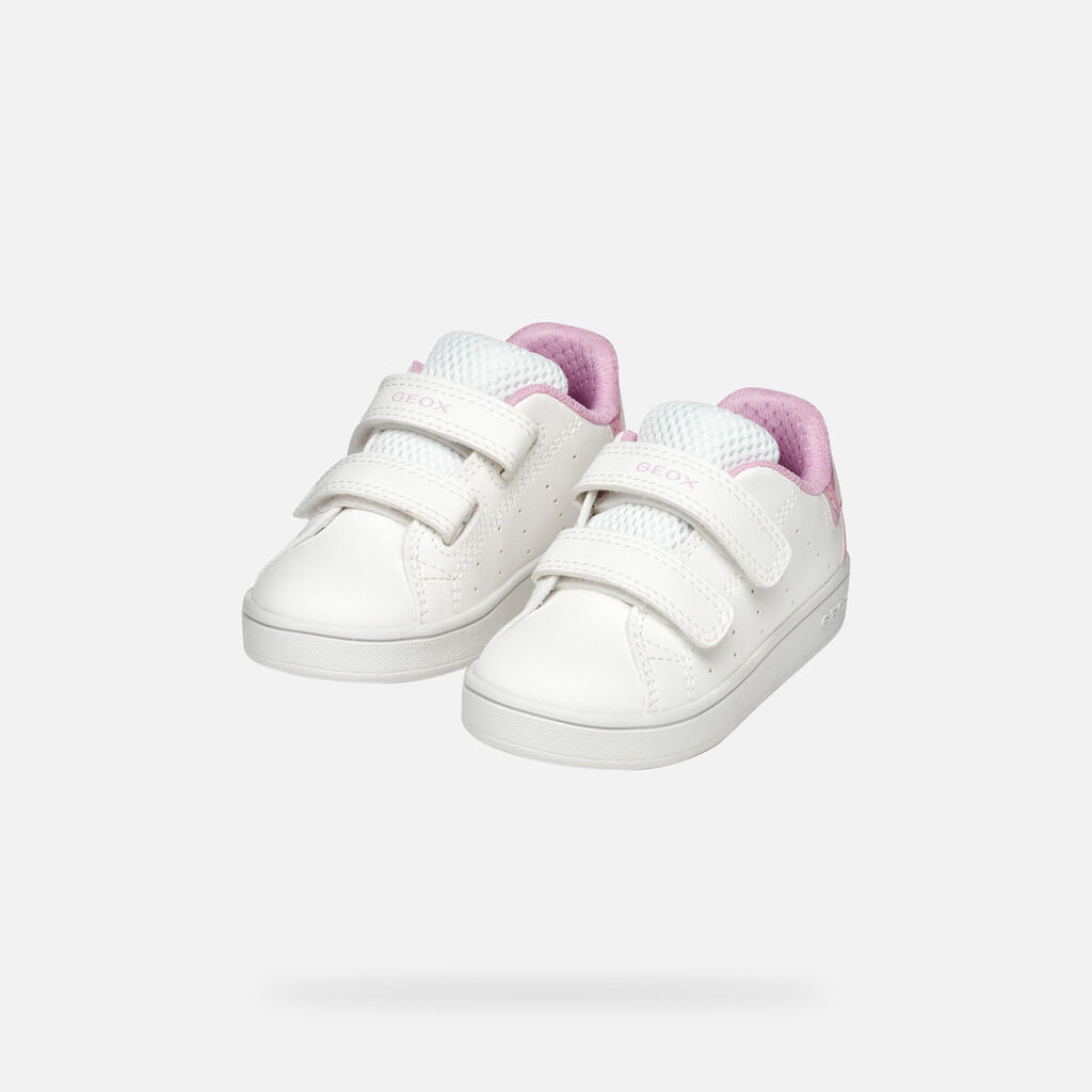 Baskets Bébé Fille ECLYPER BABY GIRL Blanc/Rose 3/7