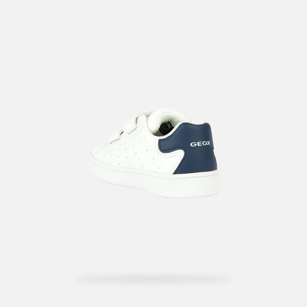 Baskets Bébé Garçon ECLYPER BABY Blanc/Bleu Marine 5/7