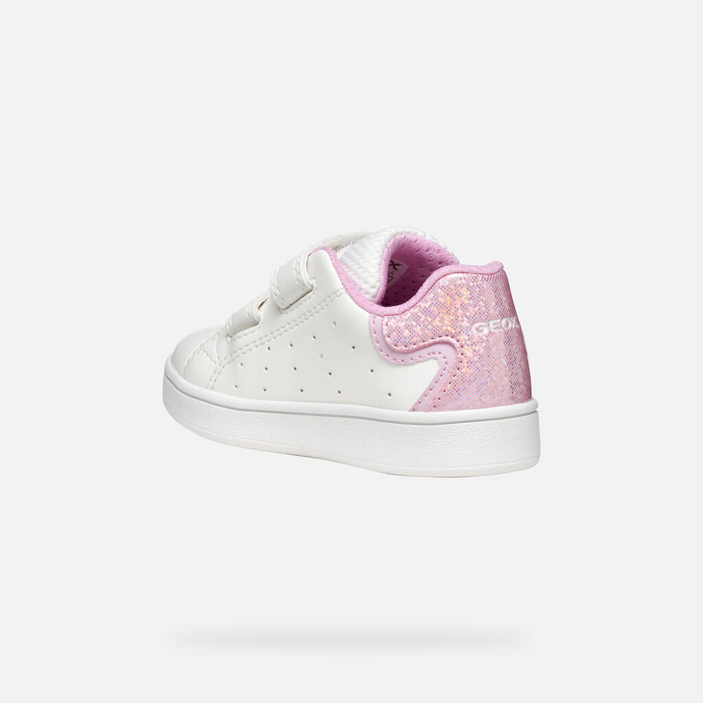 Baskets Bébé Fille ECLYPER BABY GIRL Blanc/Rose 5/7