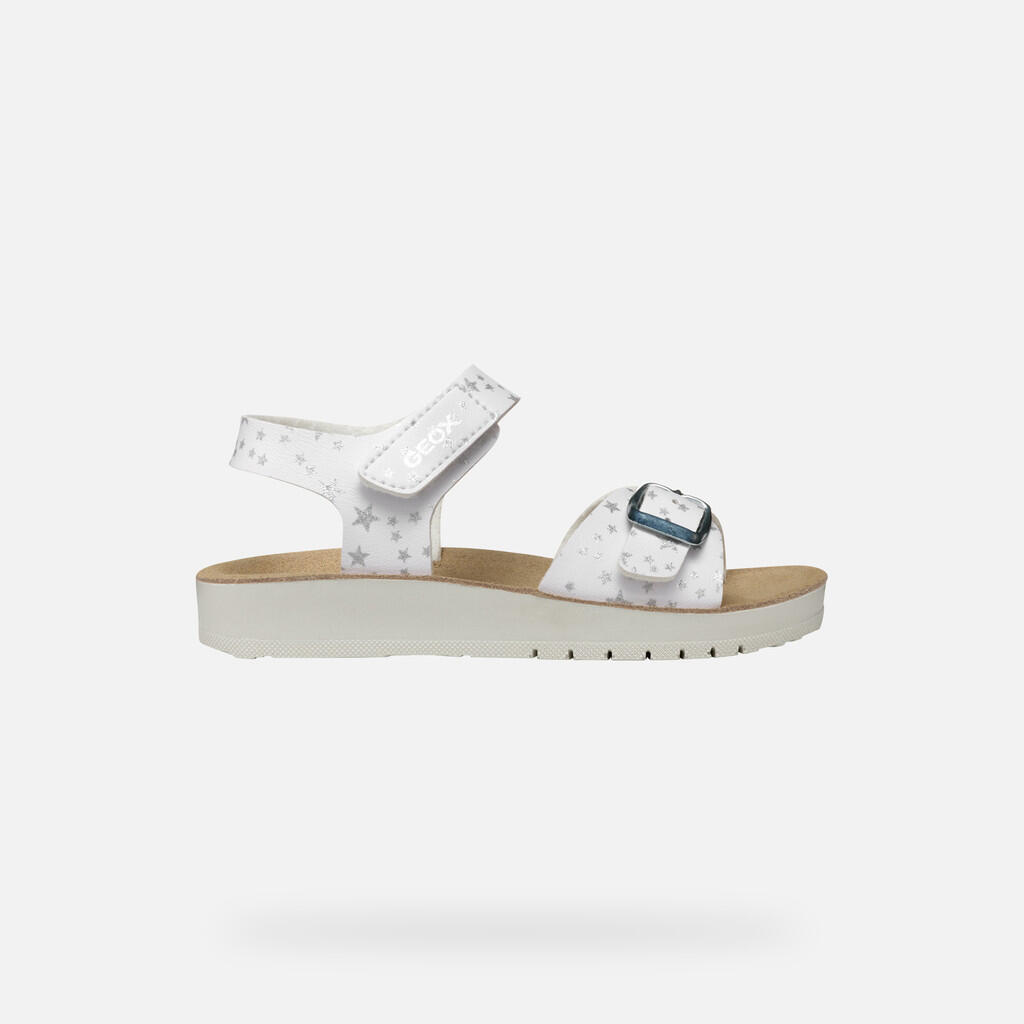Sandali Geox Modello J Sandal Costarei Gi Colore Bianco 2/7