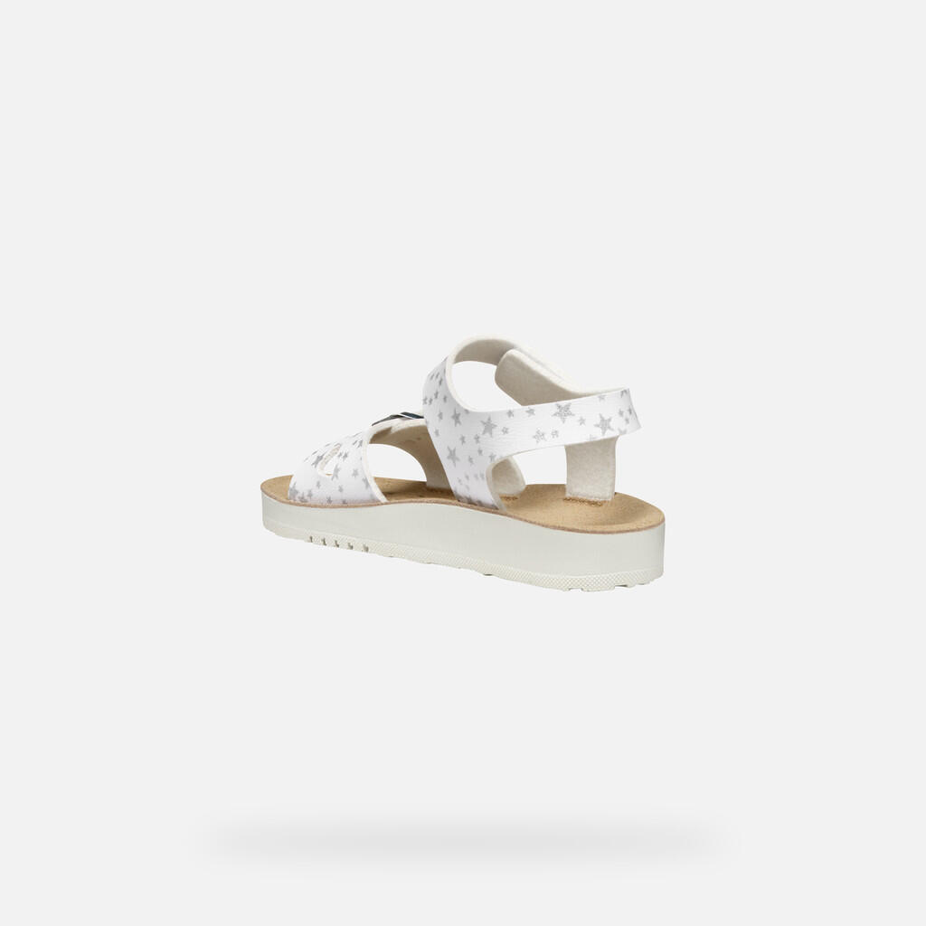 Sandali Geox Modello J Sandal Costarei Gi Colore Bianco 5/7