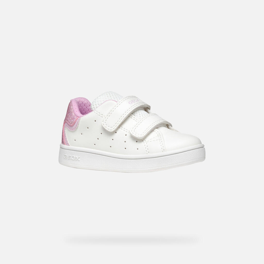 Baskets Bébé Fille ECLYPER BABY GIRL Blanc/Rose 4/7