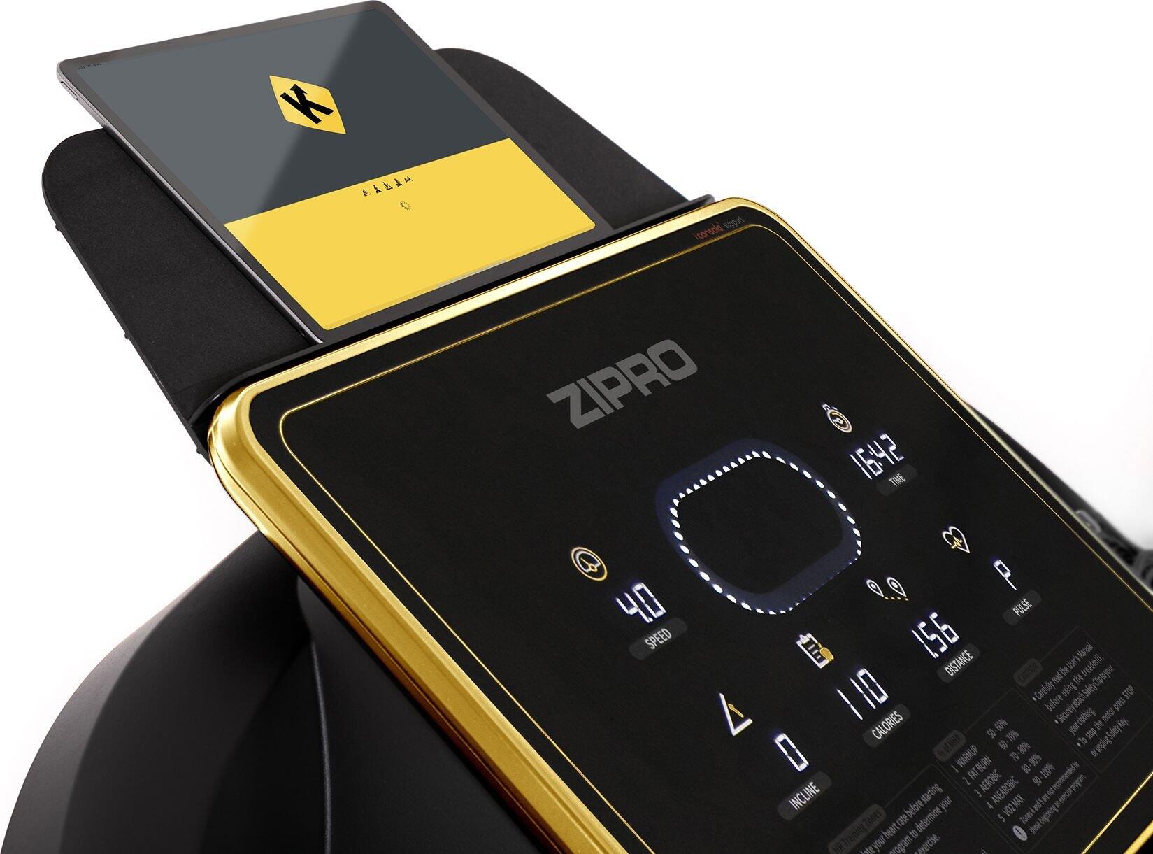 Bieżnia treningowa elektryczna do biegania do 22 km/h Pacemaker Gold iConsole+ 5/8
