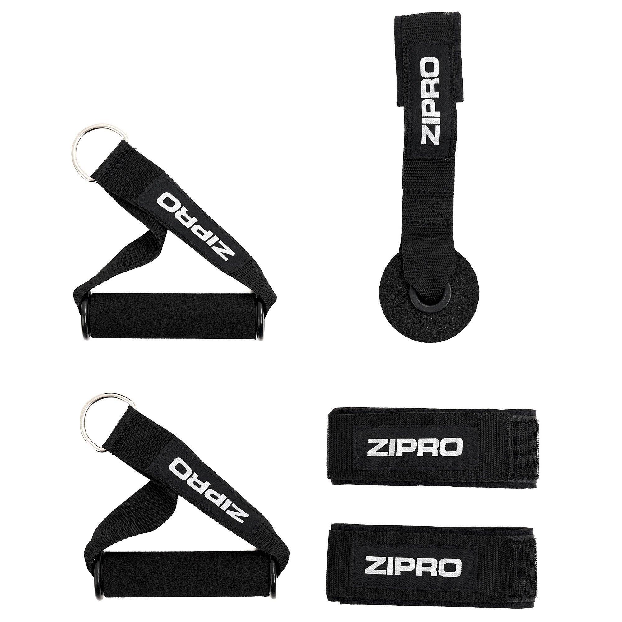 Tubes de résistance Câbles de résistance Zipro avec accessoires 11 éléments 4/8