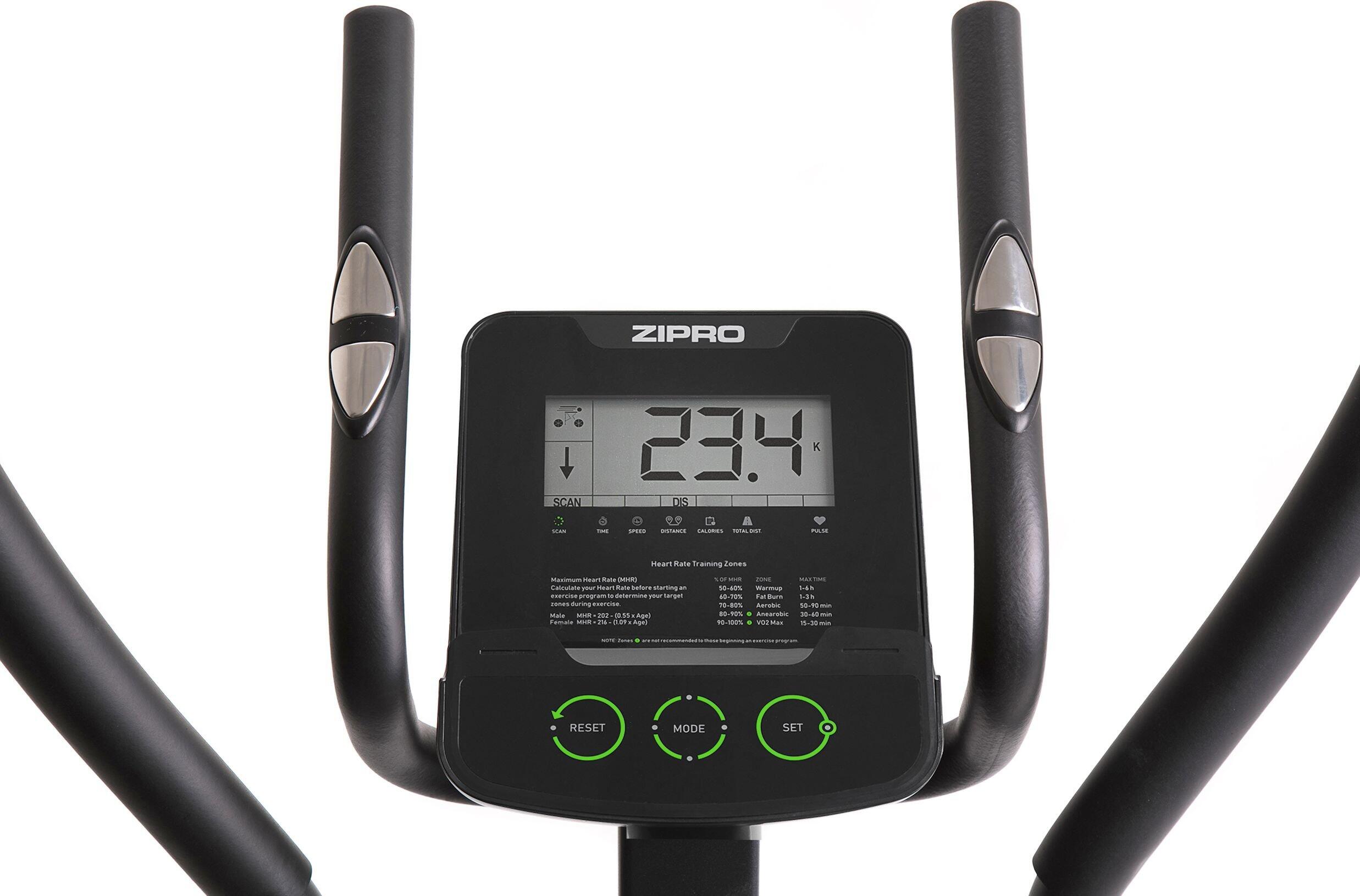 Crosstrainer Zipro Hulk 8 weerstandsniveaus voor fitness en cardio