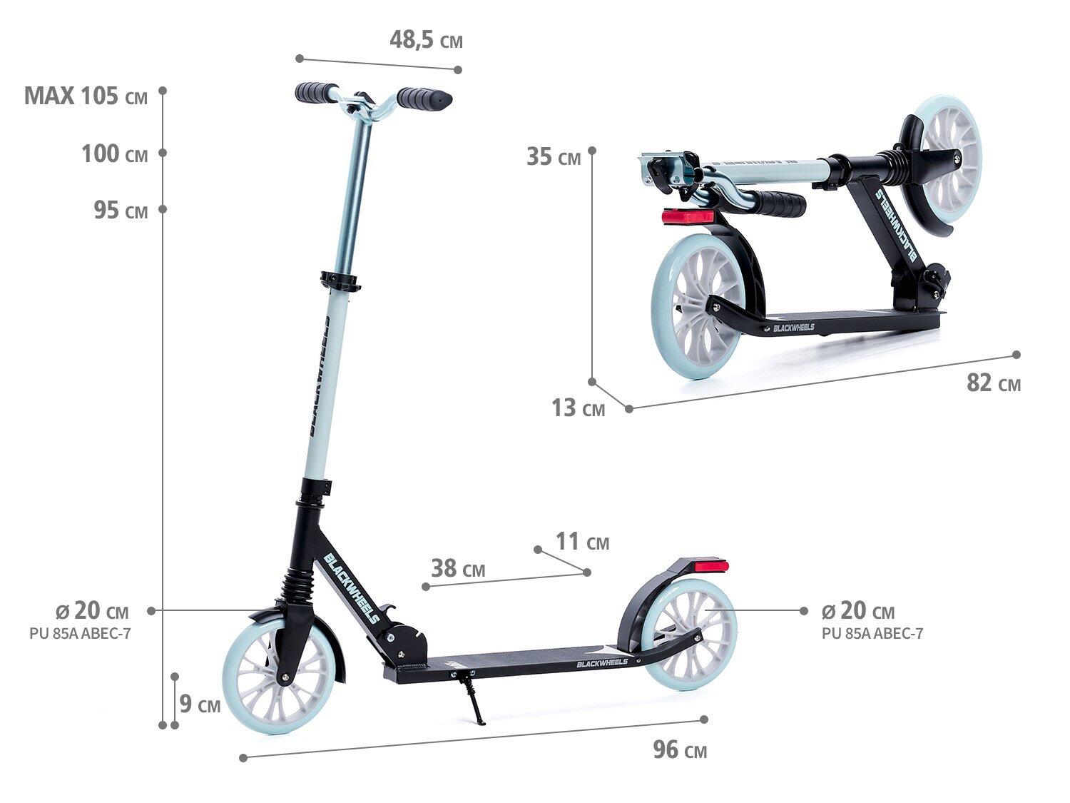 Trotinete adulto Blackwheels Zoom 2/7