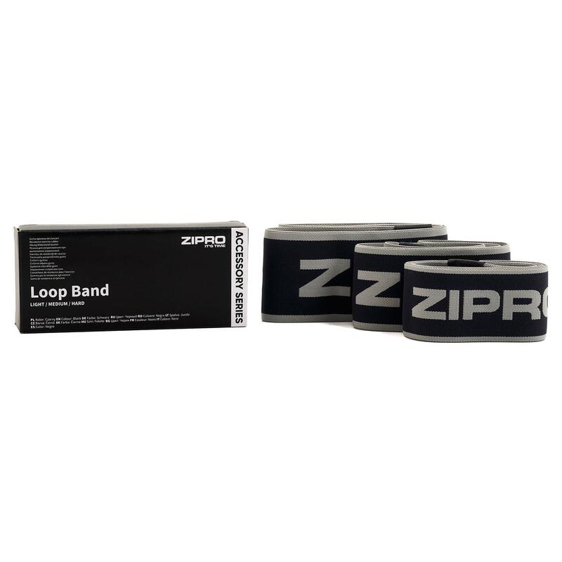 Bandă Elastică Zipro Mini Band Nylon diferite niveluri de rezistență 3 buc.