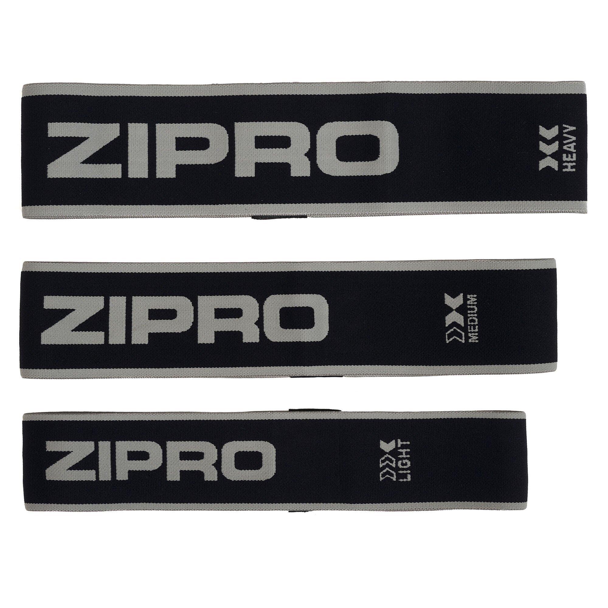 ZIPRO Posilovací gumy Mini Band Nylon, 3 ks