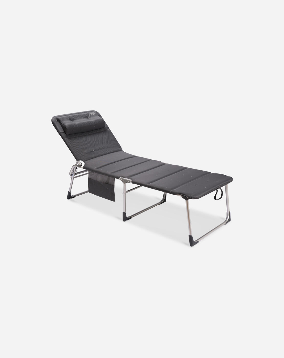 CRESPO Crespo Sonnenliege AL/363 Deluxe Dunkelgrau