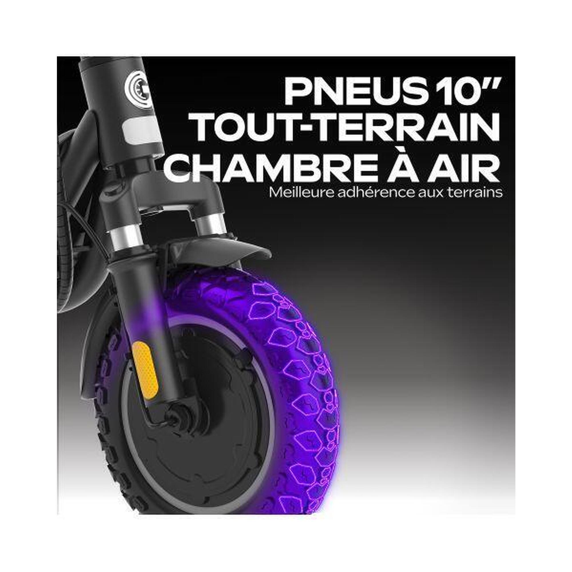 URBANGLIDE Ride 100 Evo – Trottinette Électrique Adulte 350W – 25 km/h –