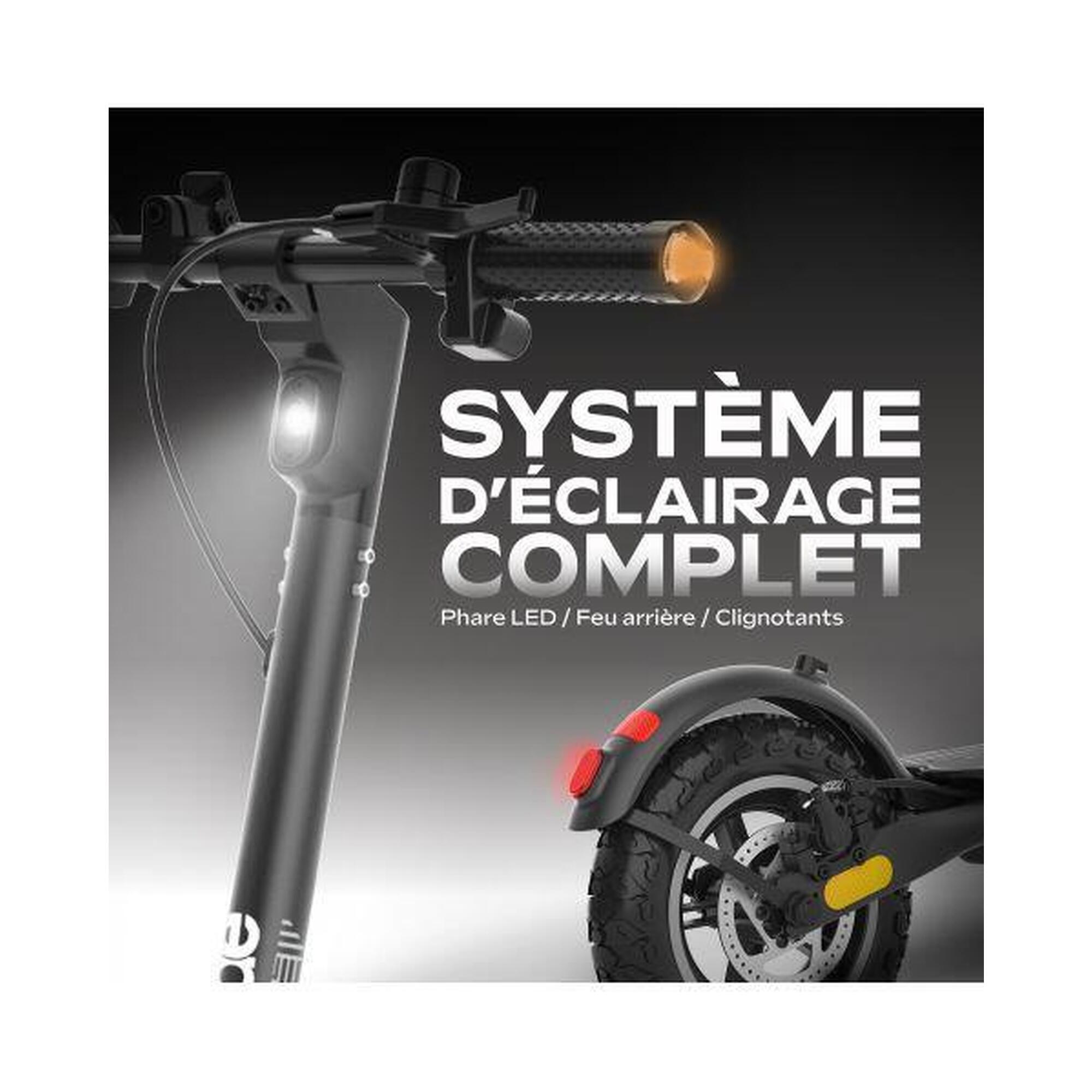 URBANGLIDE Ride 100 Evo – Trottinette Électrique Adulte 350W – 25 km/h –