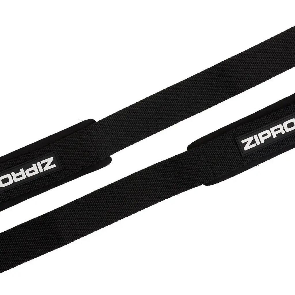 ZIPRO Gym Straps – Neoprene Weightlifting Straps for Deadlifts, Bodybuilding