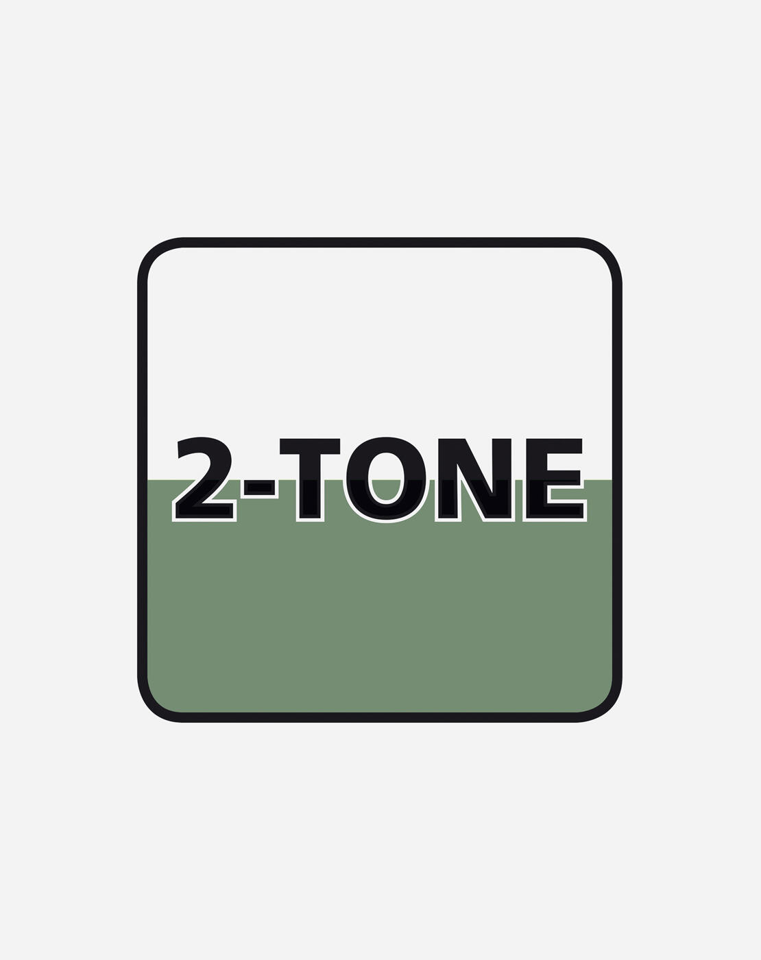 Vaisselle - Bicolore - Mélamine - 16 Pièces - Vert/Blanc 7/7