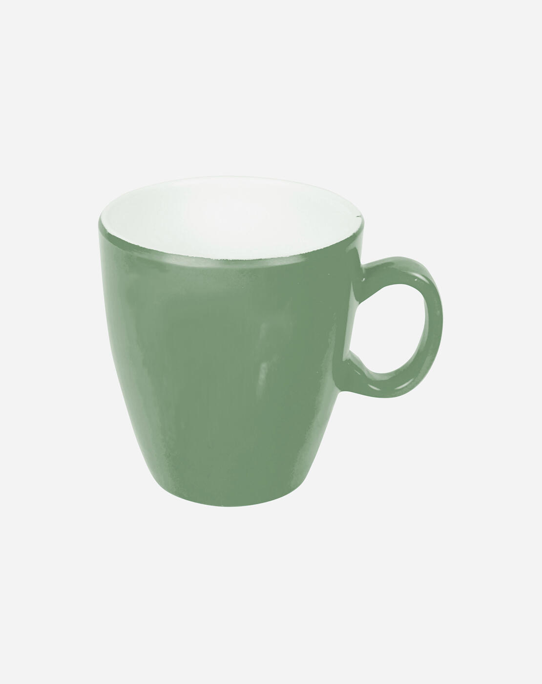 Vaisselle - Bicolore - Mélamine - 16 Pièces - Vert/Blanc 5/7