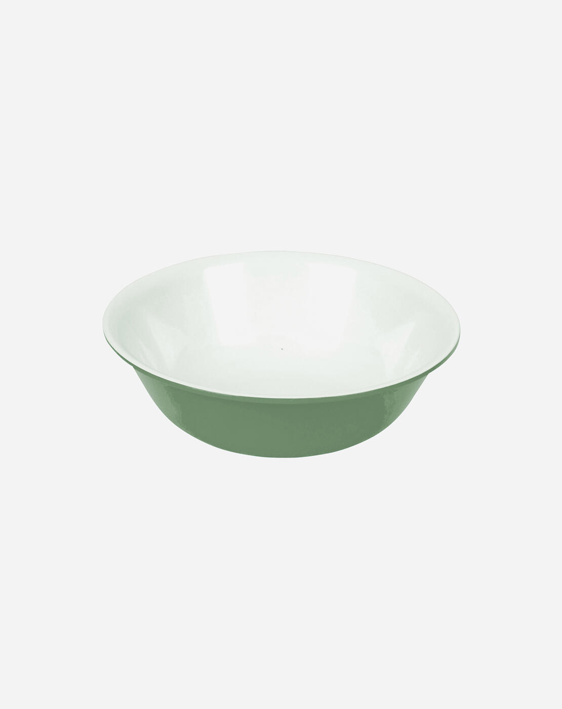 Vaisselle - Bicolore - Mélamine - 16 Pièces - Vert/Blanc 4/7