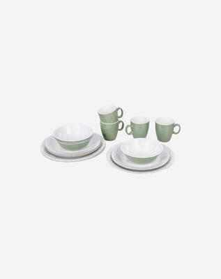 Bo-camp - servies - two-tone - 16 stuks