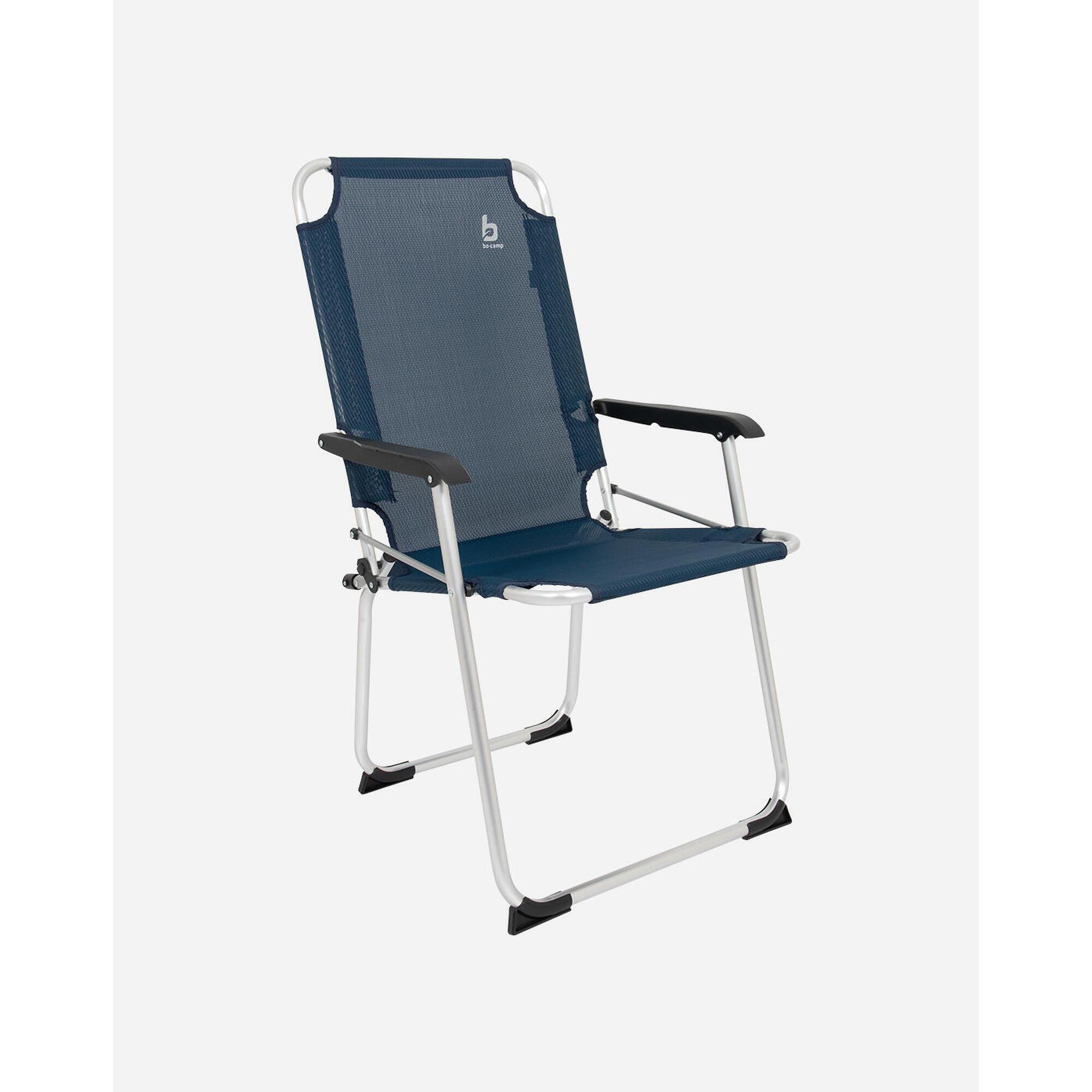 Bo-camp - Bo-camp - Chaise - Copa Rio - Deluxe - Xl - Aluminium - Bleu Foncé - Chaise - Gris - Taille Unique - Decathlon