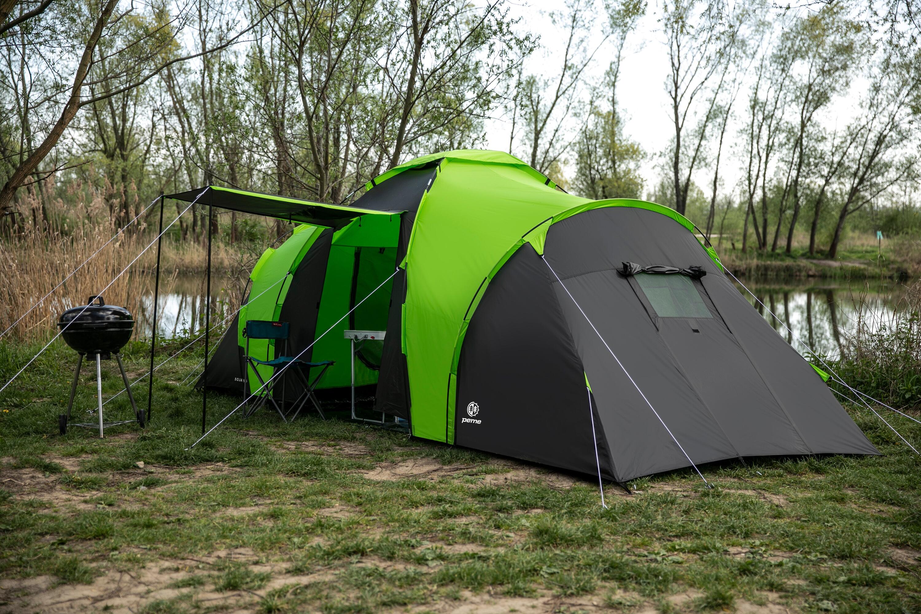 Tente de camping familiale Peme Bojan 6 personnes 2 chambres 5/8