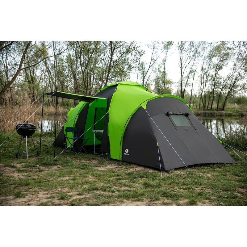 Cort cu bețe Camping Peme Bojan 6 persoane 2 Camere