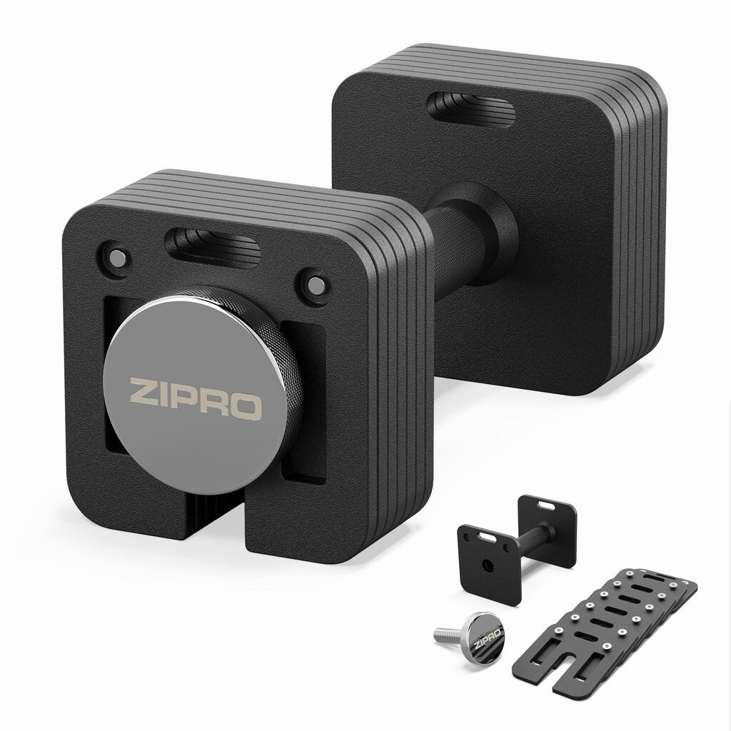 Zipro SQUARE Adjustable Dumbbell 16 kg