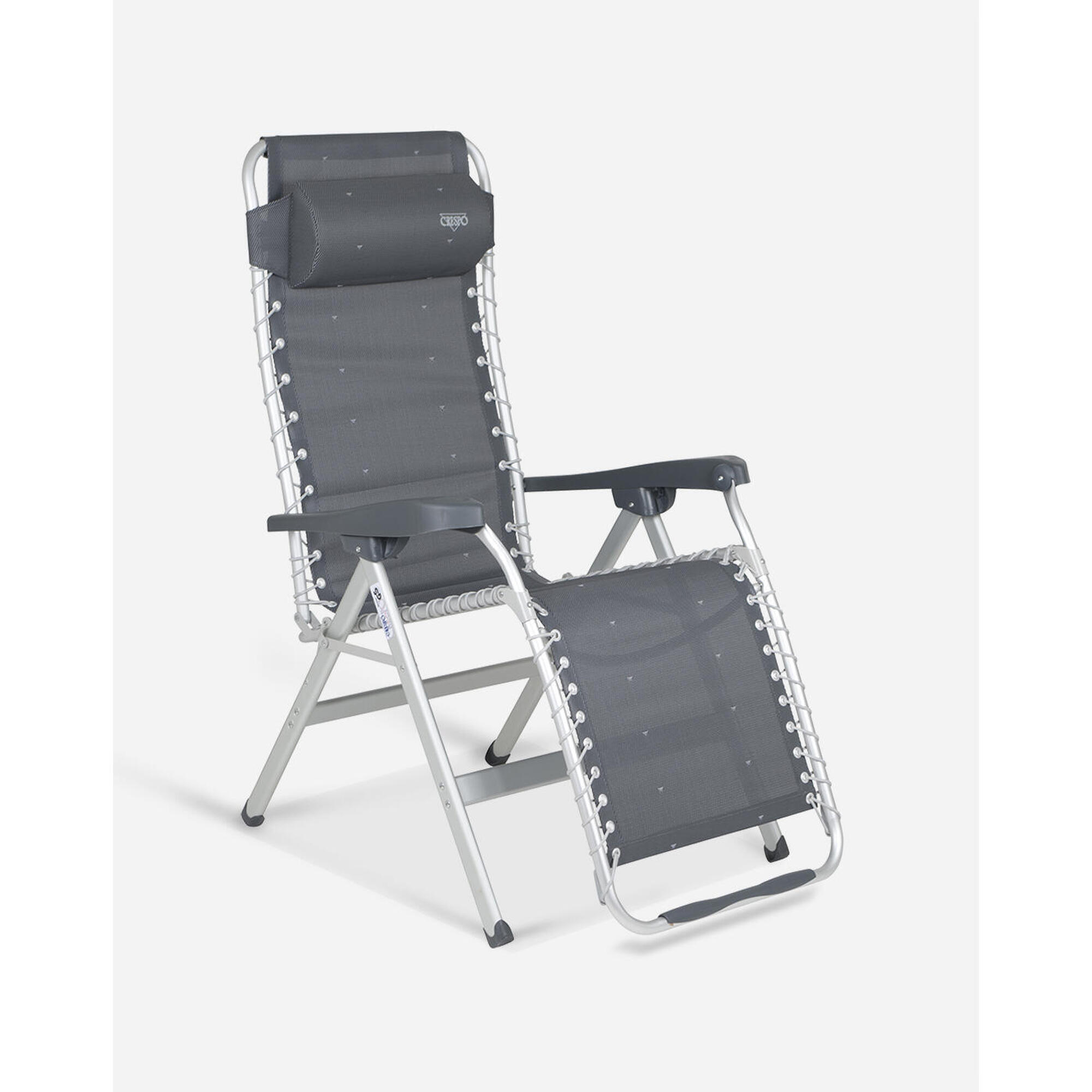 Crespo - Crespo - Fauteuil Relax Zéro Gravité - Al/232 - Classic - Gris Foncé - Chaise - Gris - Taille Unique - Decathlon