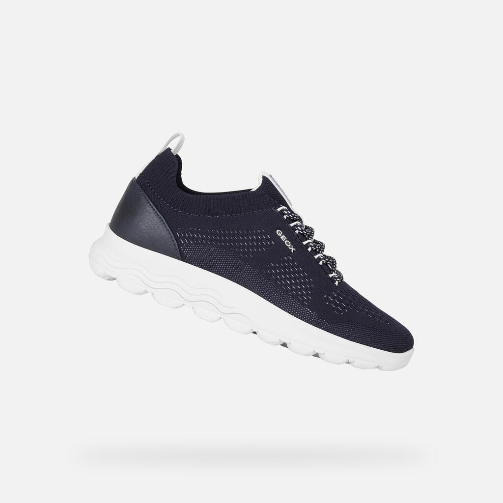 Baskets Femme Baskets Geox Bleu Bleu Geox