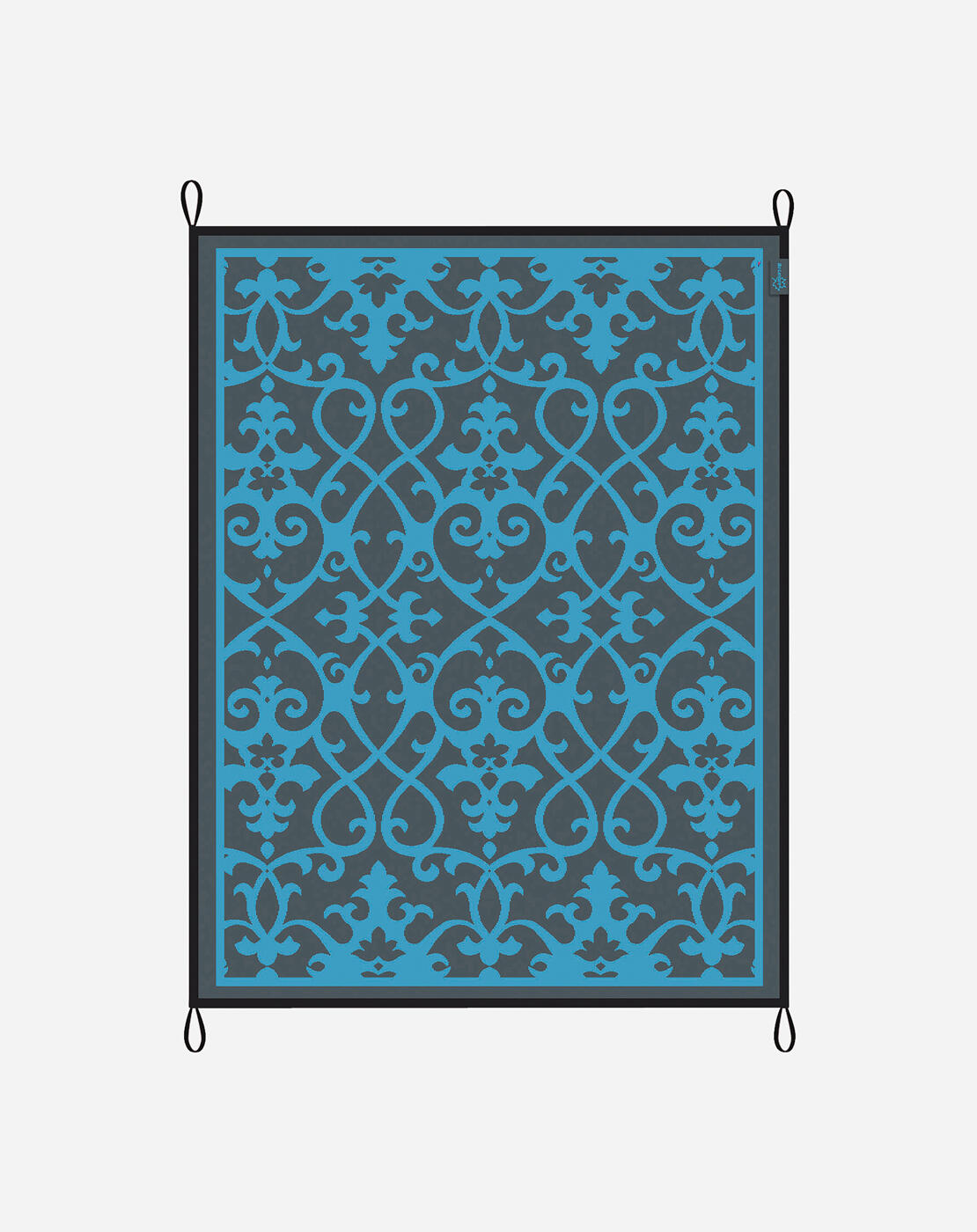 Tapis Détente - Oriental - Polypropylène - Azur - L 2/7
