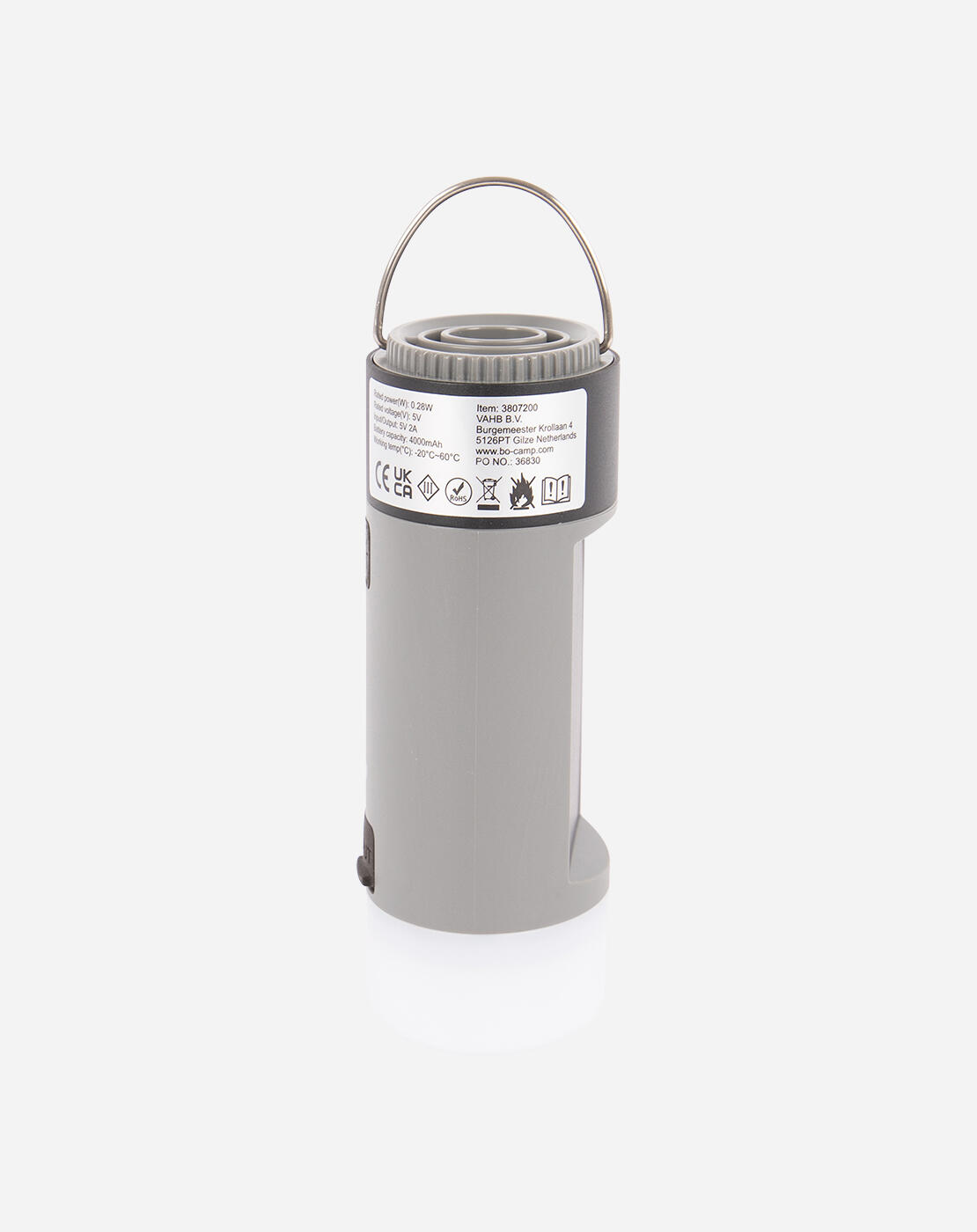 Pompe - Lampe - Power bank - Solaire - Rechargeable - 180 Lumen 4/8