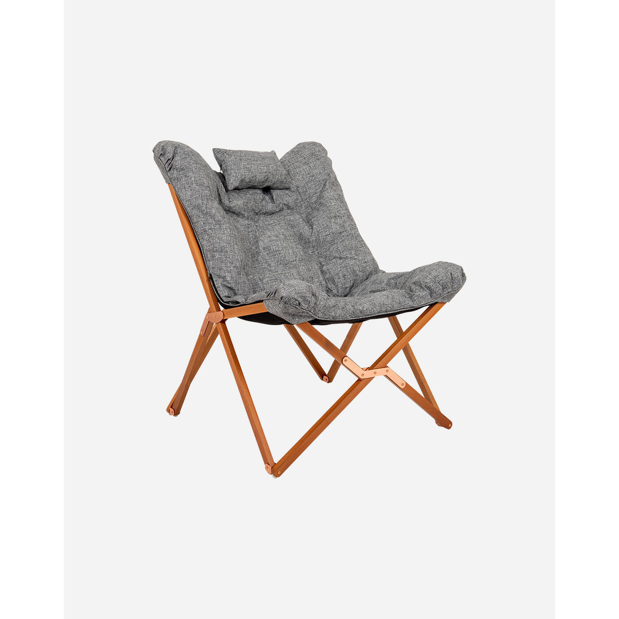 Bo-camp - Bo-camp - Urban Outdoor - Fauteuil Relax - Bloomsbury Comfort - Gris - Chaise - Gris - Taille Unique - Decathlon
