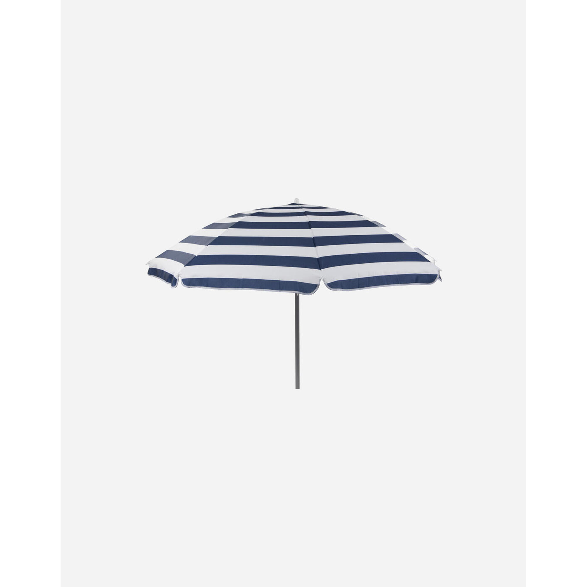 Bo-camp - Bo-camp - Parasol - Plage - Bras Articulé - Polyester - Ø 165 Cm - Pied De Parasol - Bleu - Taille Unique - Decathlon