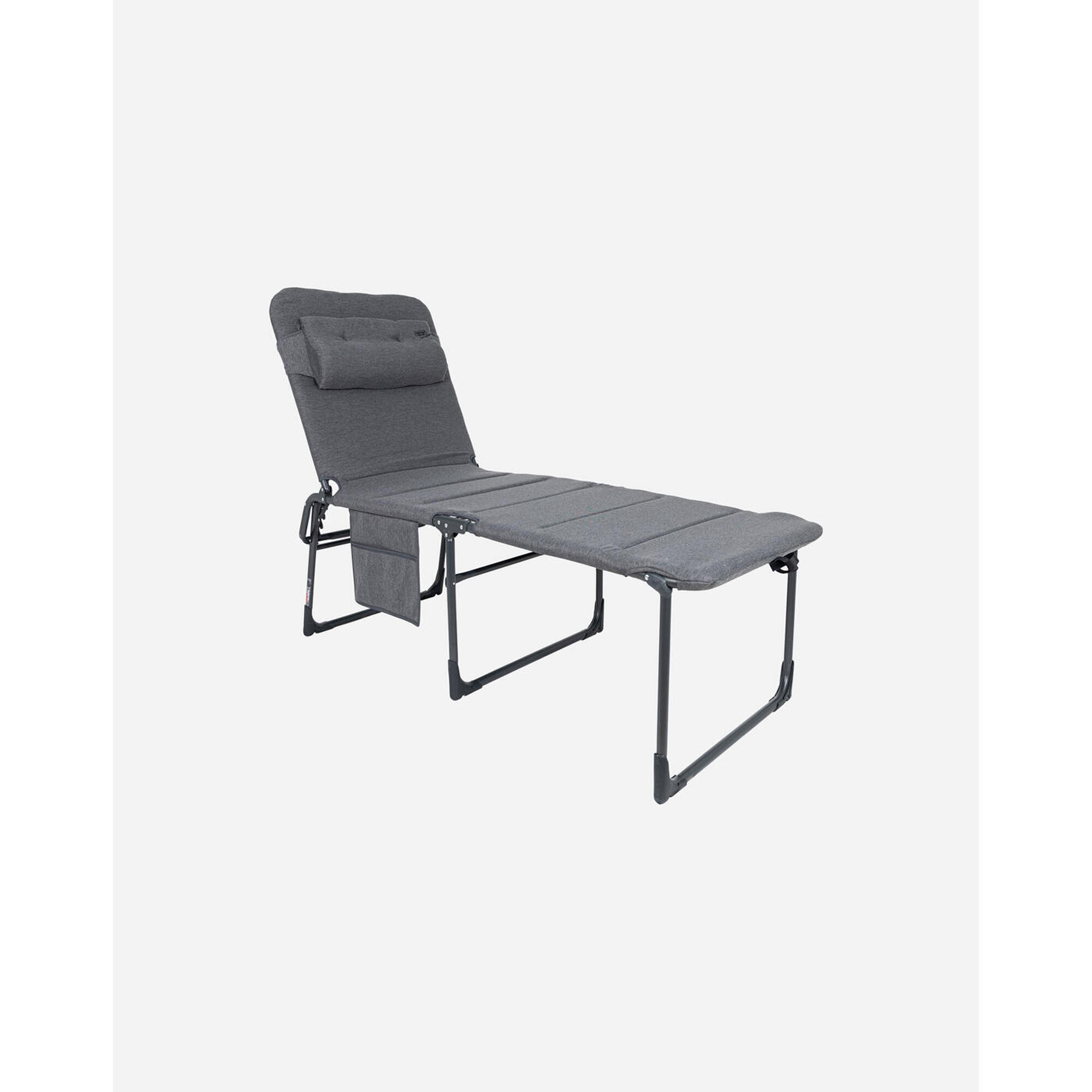 Crespo - Crespo - Lit Bain De Soleil - Al/365 - Tex-supreme - Gris - Lit De Camps - Gris - Taille Unique - Decathlon