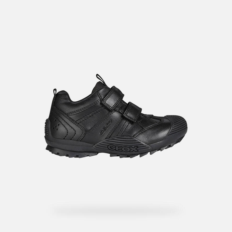 Buty GEOX JR SAVAGE Czarny