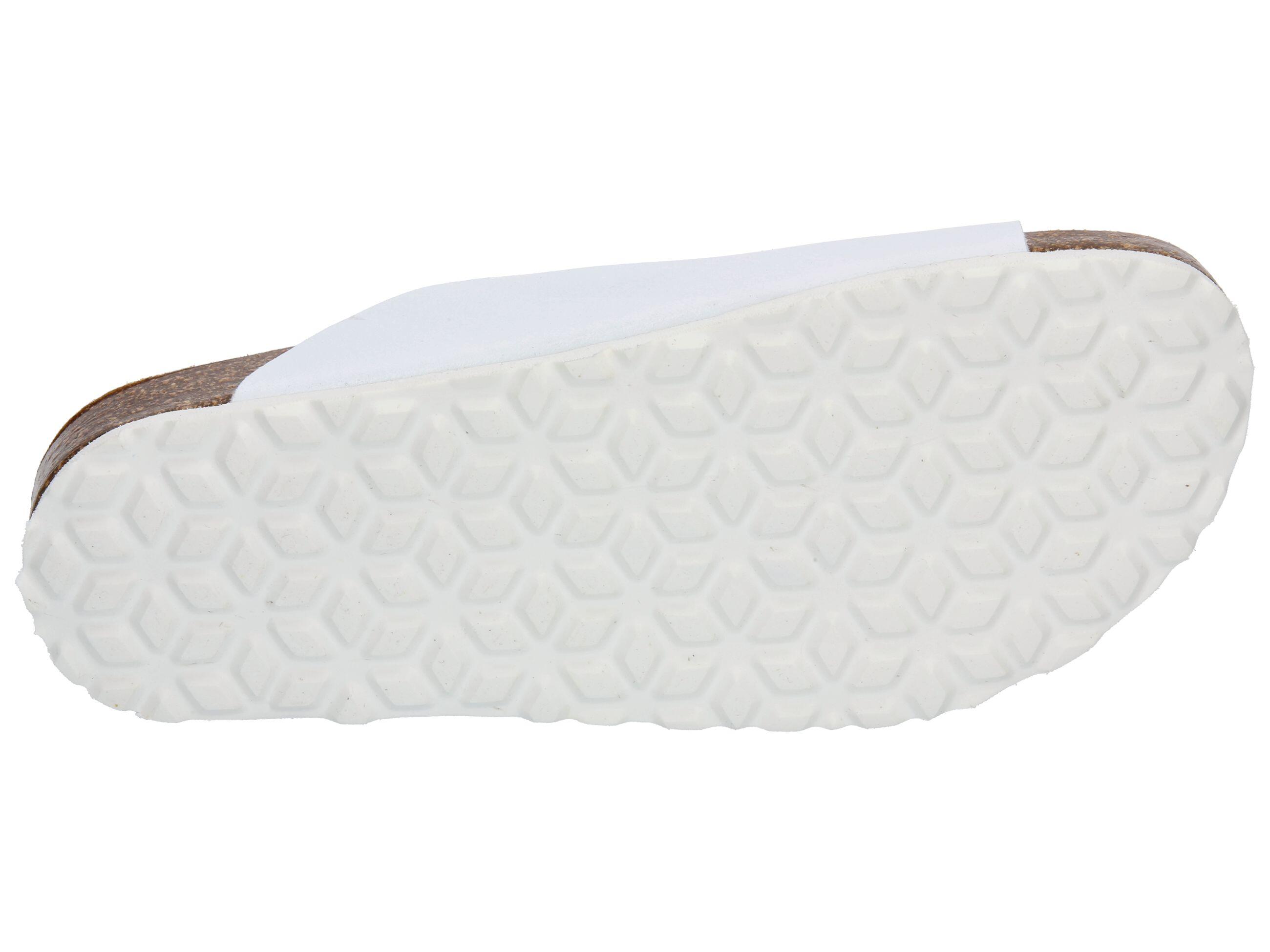 Pantolette Damen Schnallen LICO Bioline Platino 6/6