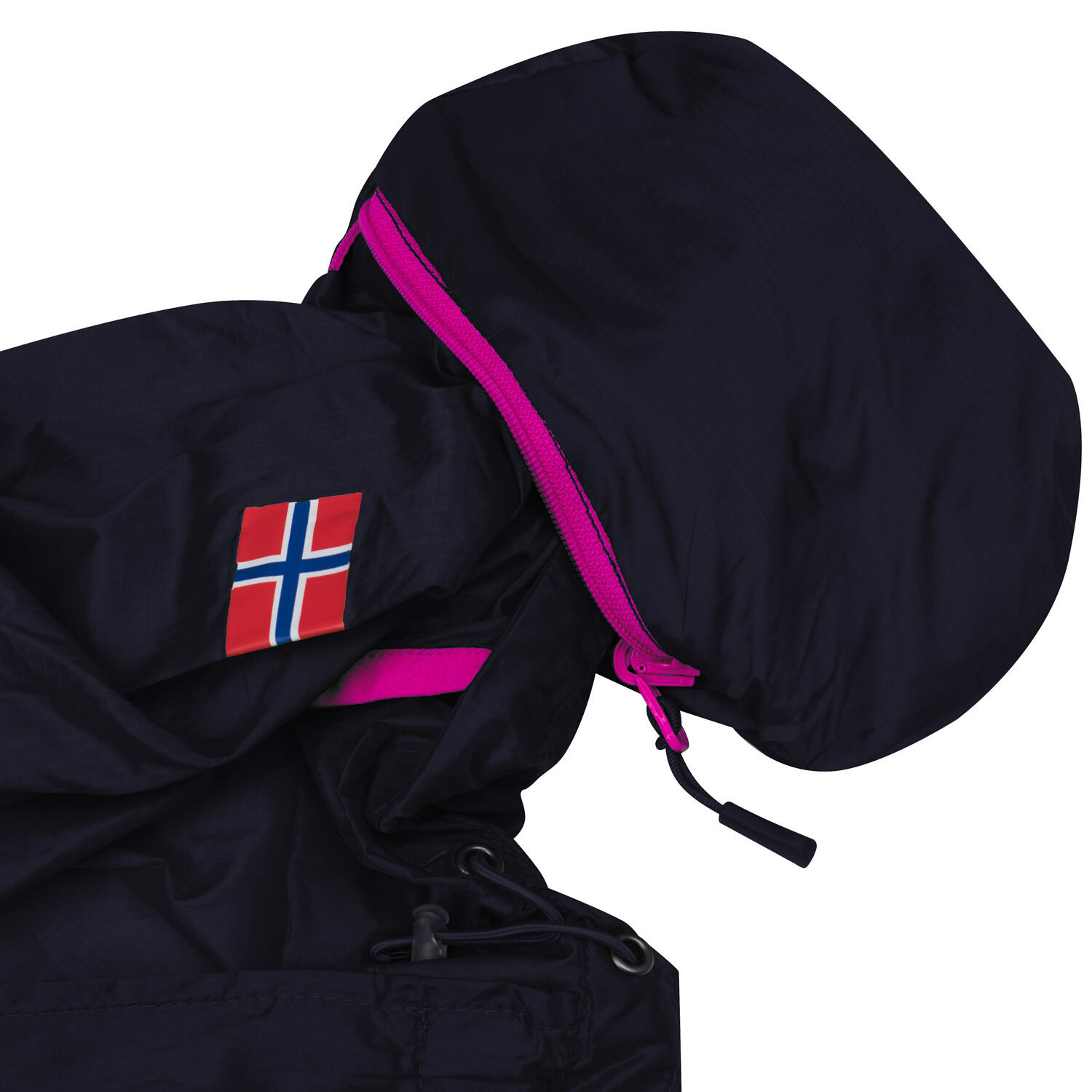 Veste coupe-vent enfant Fjell Respirant Bleu marine / Magenta 4/5