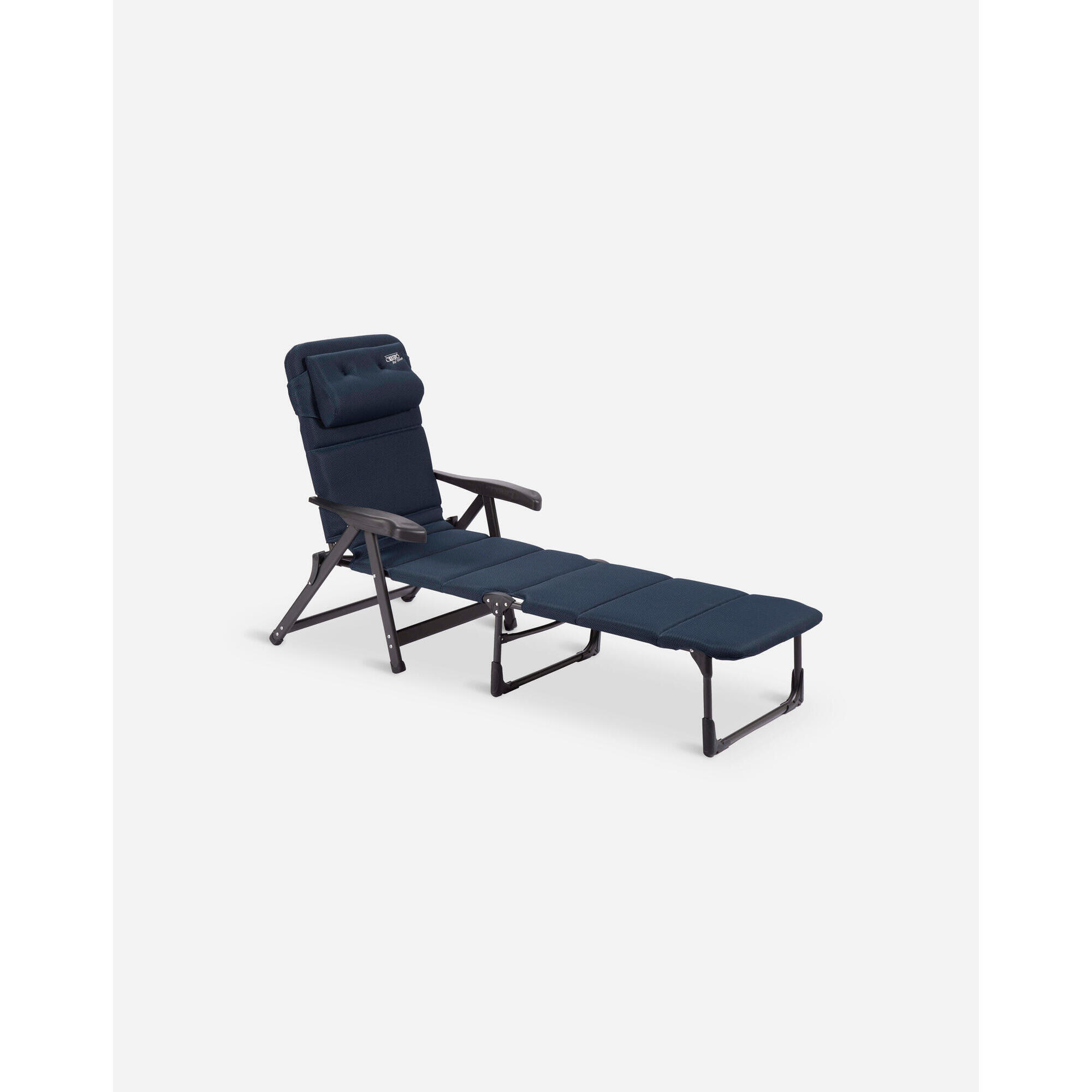 Crespo - Crespo - Lit Bain De Soleil - Ap/233 - Air-deluxe - Bleu - Chaise - Bleu - Taille Unique - Decathlon