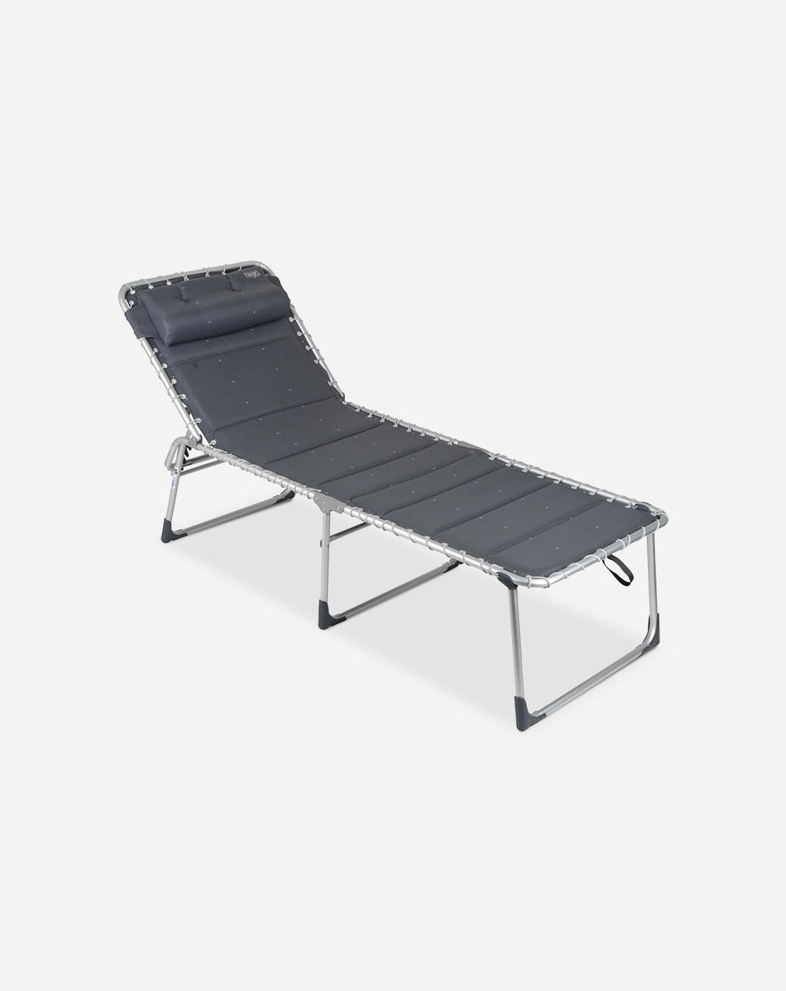 CRESPO Crespo Sonnenliege AL/364 Deluxe Dunkelgrau