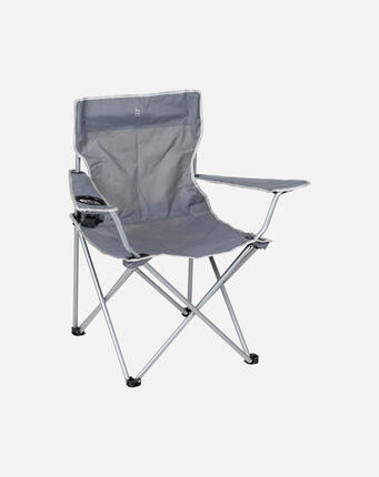 Chaise pliante - Compacte - Acier - Gris