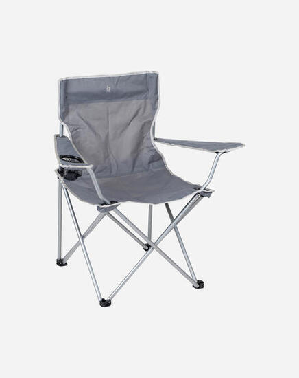 Chaise pliante - Compacte - Acier - Gris