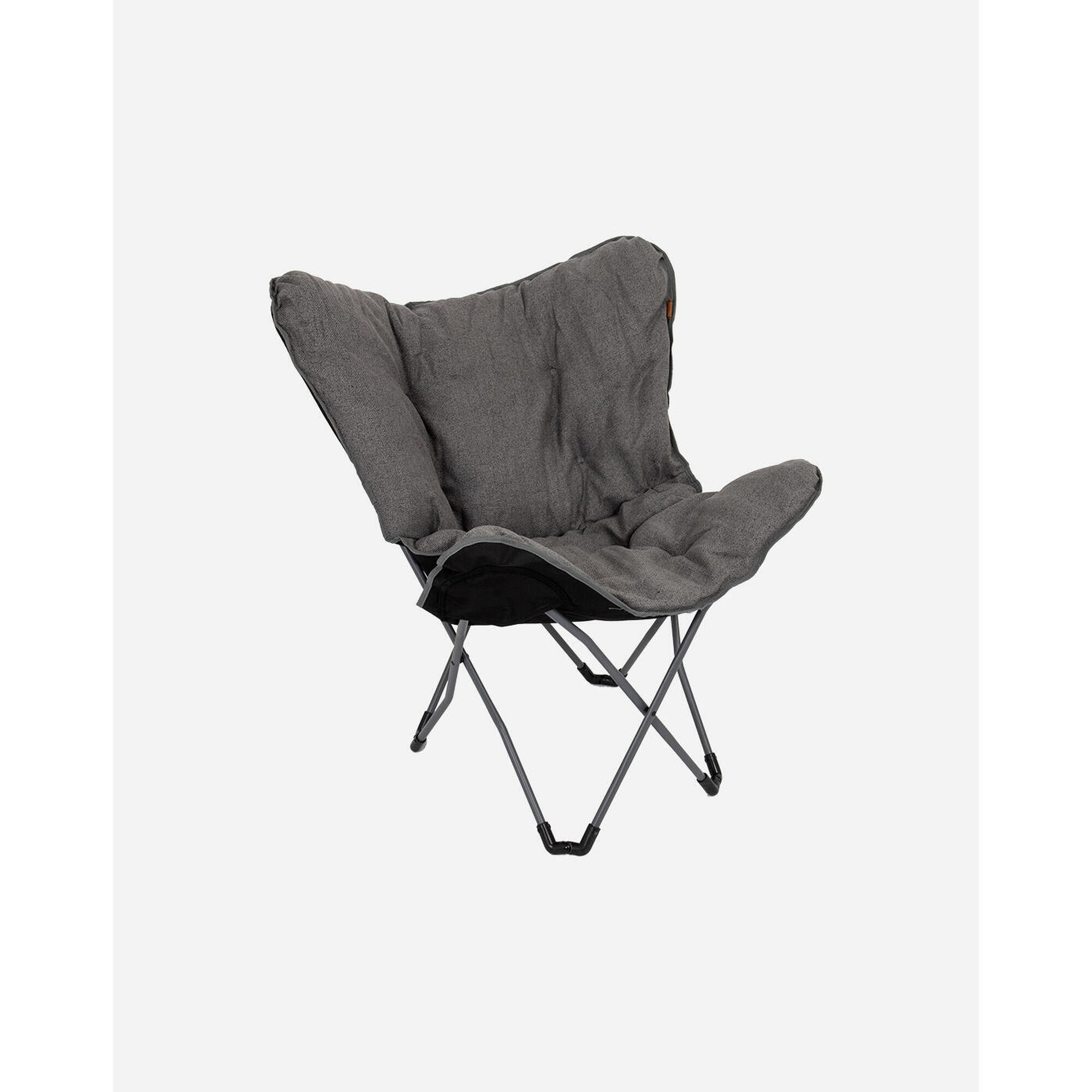 Bo-camp - Bo-camp - Urban Outdoor - Fauteuil Papillon - Grainger - L - Nika - Gris - Chaise - Gris - Taille Unique - Decathlon