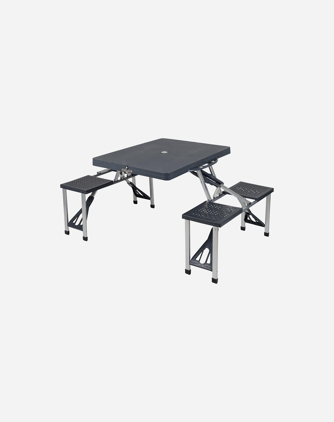 Bo-Camp Picknicktafelset Basic staal blauw 1404374 1/7