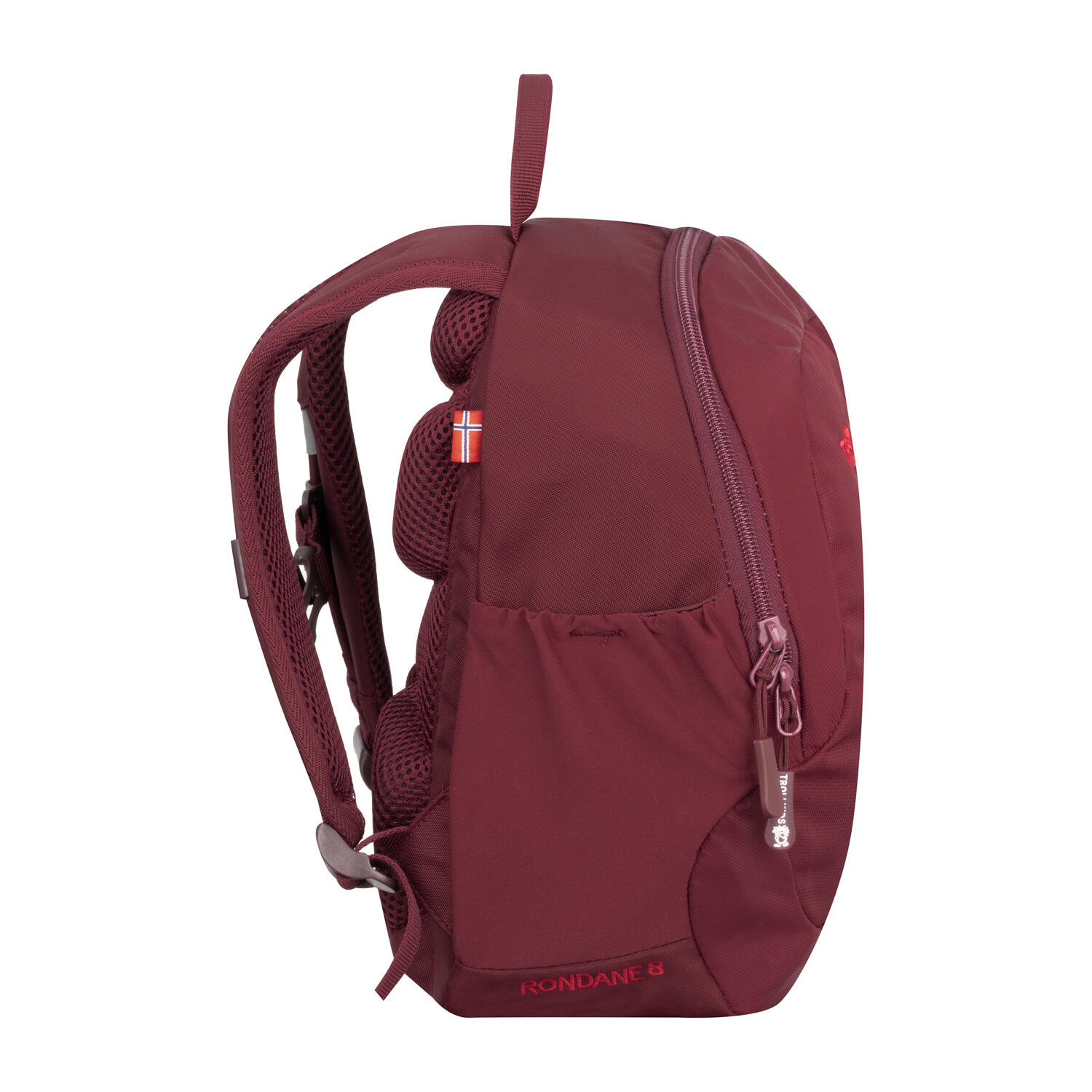 sac à dos de jour pour enfants RONDANE, imperméable et polyvalent, rouge 4/7