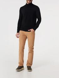 Pull col roulé Homme - MALIKROL Noir