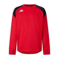 Sweatshirt manches longues garçon Lido rouge