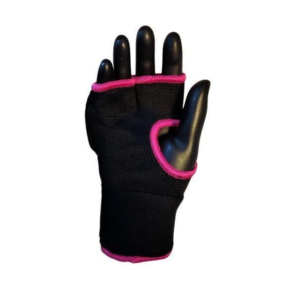 Schaumstoff-Innenhandschuhe - Schwarz/Rosa 4/6