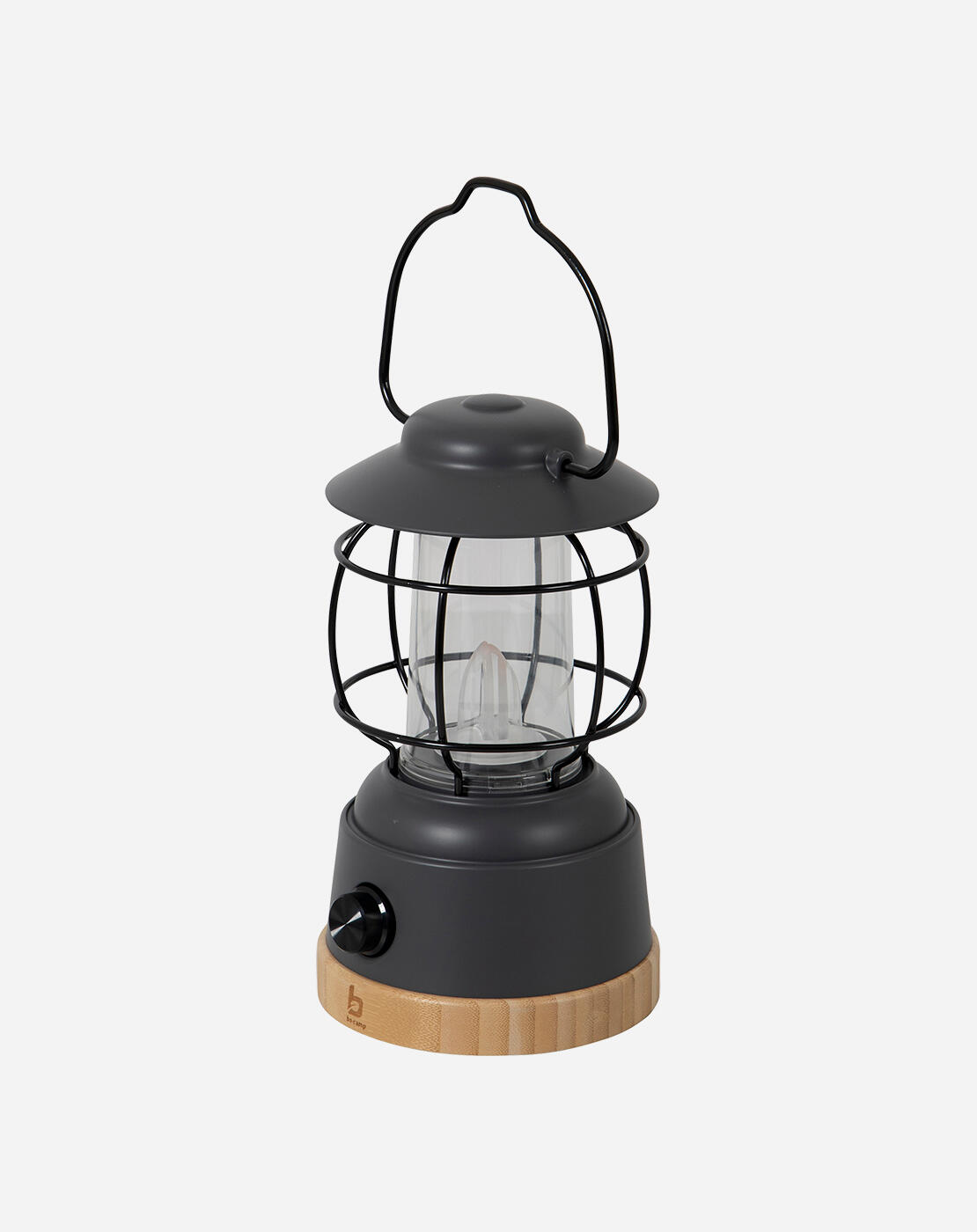 Bo-Camp Lantaarn Sloane LED antracietkleurig en bruin 3/7