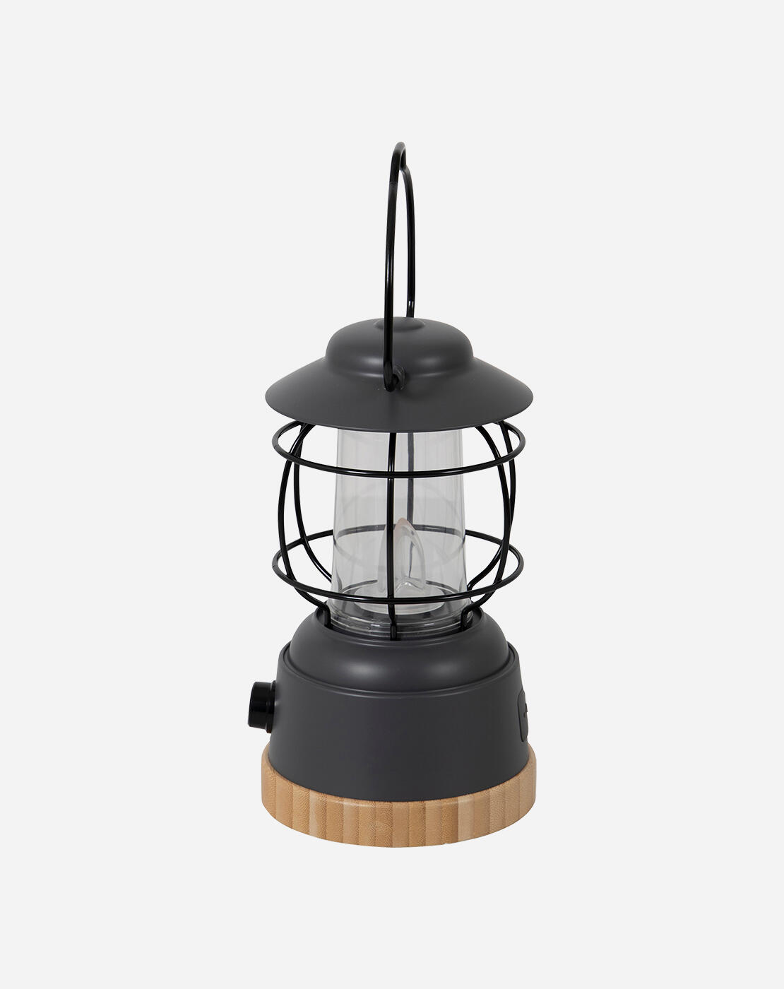 Bo-Camp Lantaarn Sloane LED antracietkleurig en bruin 4/7