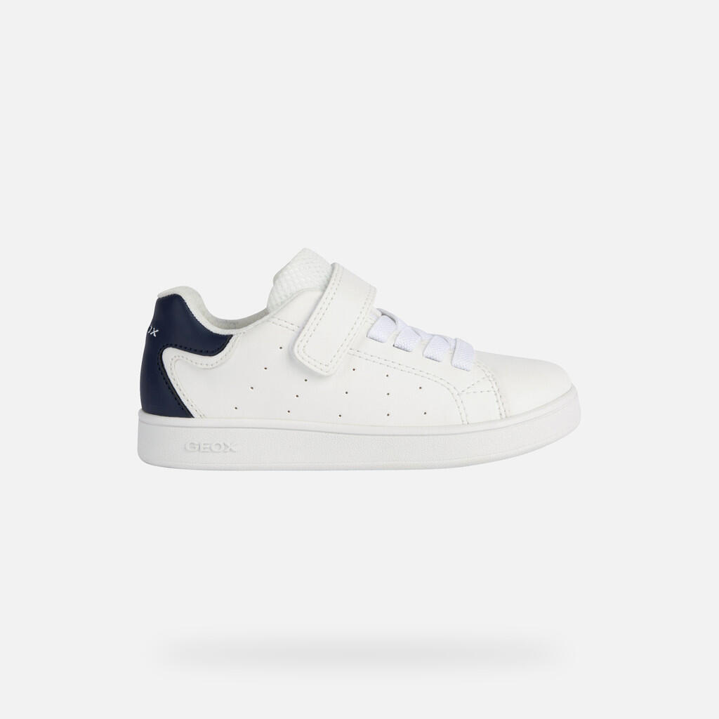 Baskets Garçon ECLYPER JUNIOR Blanc/Bleu Marine 2/7