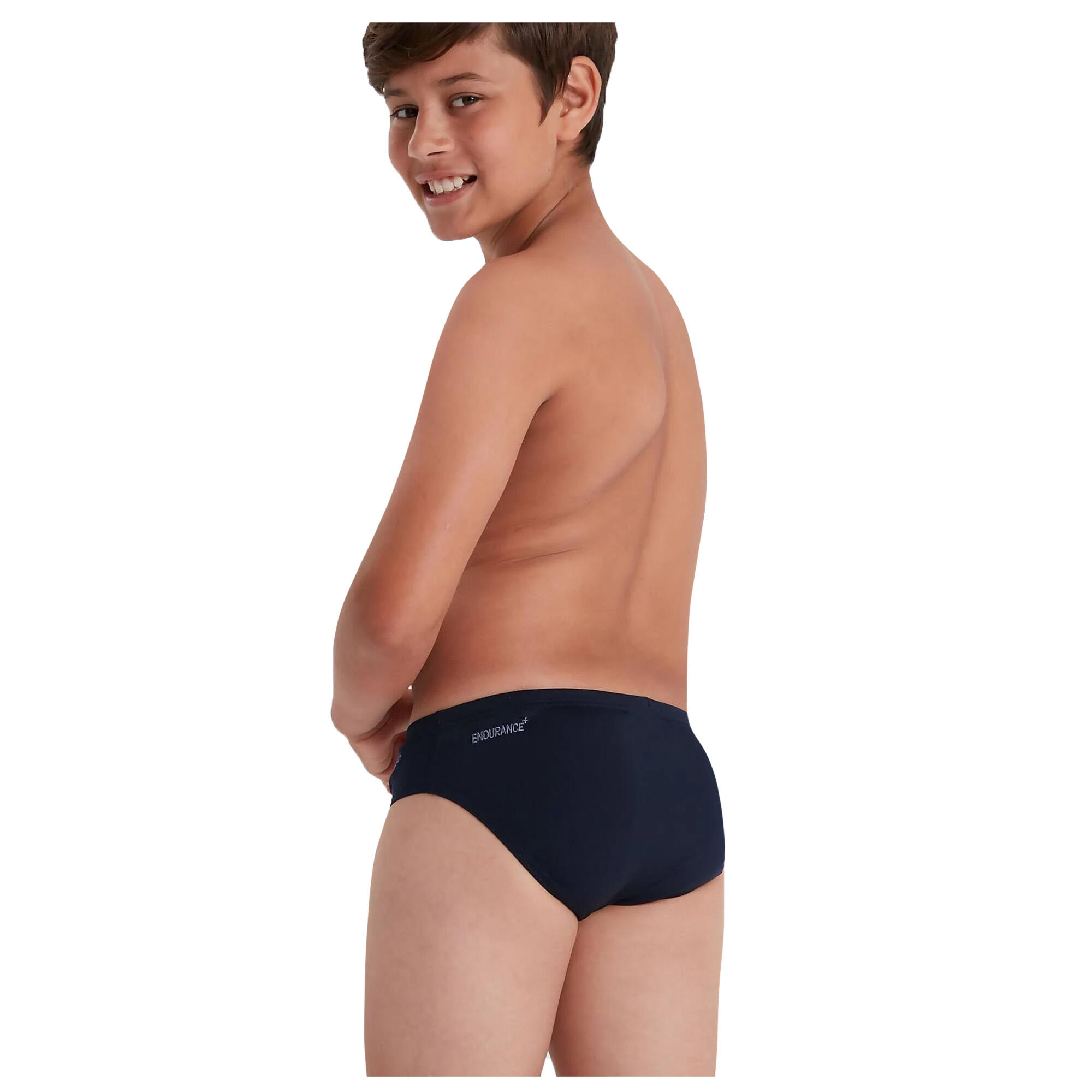 Schwimmshorts für Jungen Marineblau 4/4